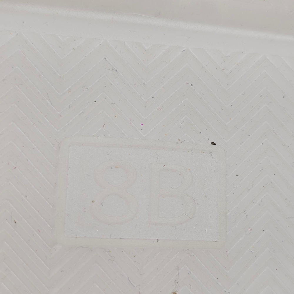 Tory Burch Buckle Bubble Jelly Slide Sandals Gold Logo New Ivory 8M - Picture 10 of 11